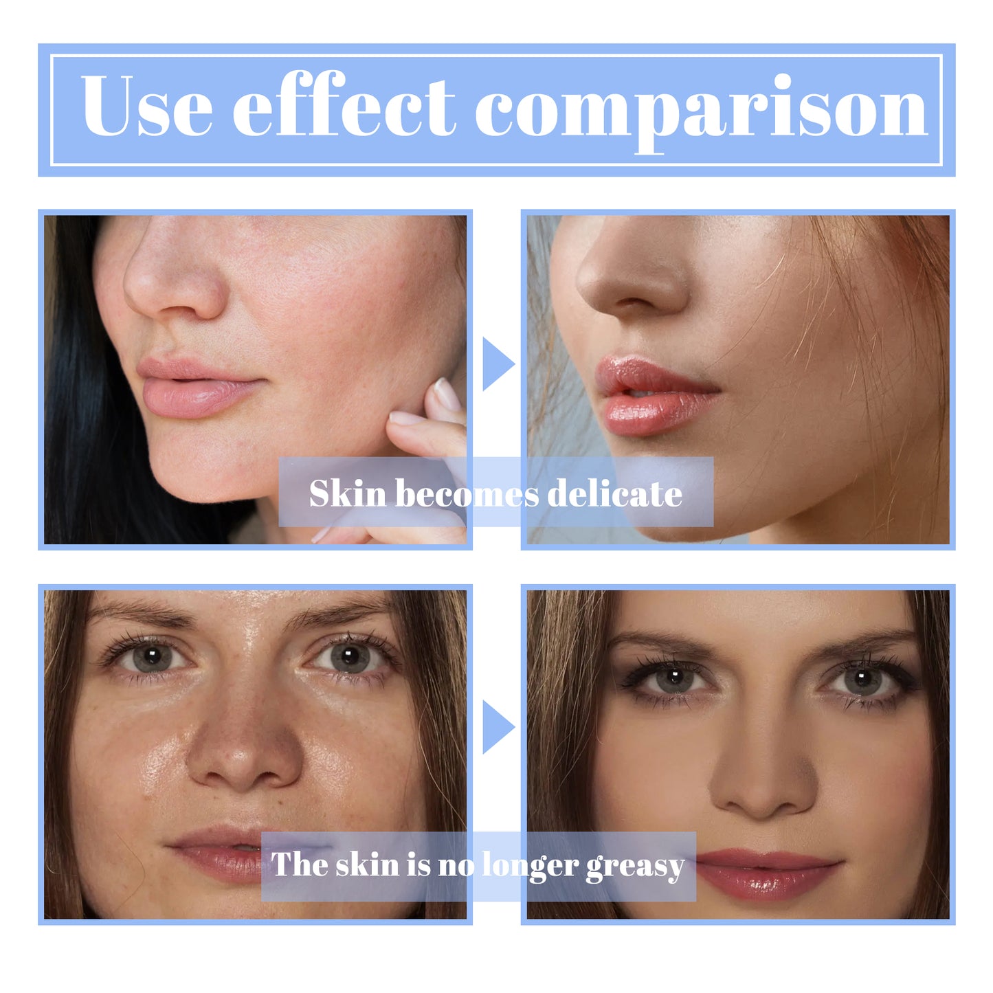 Ouhoe Finishing Powder Flawless Long-Lasting Not Easy to Makeup Makeup Powder Cake Natural Lightweight Breathable Finishing Powder