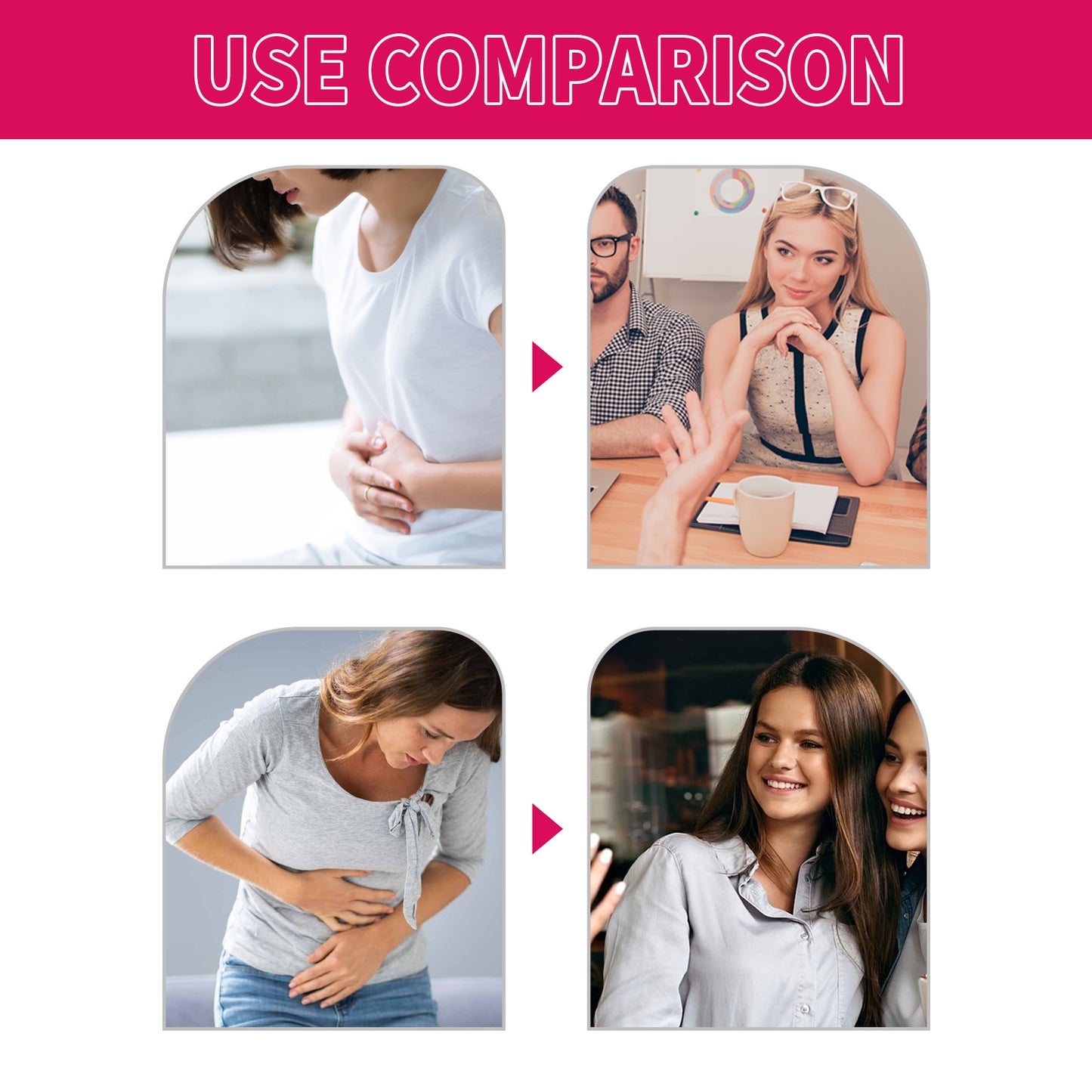 South Moon Menstrual Pain Patch Female Physiological Period Body Nursing Adhesive Bandage Relieve Menstrual Pain Nursing Adhesive Bandage