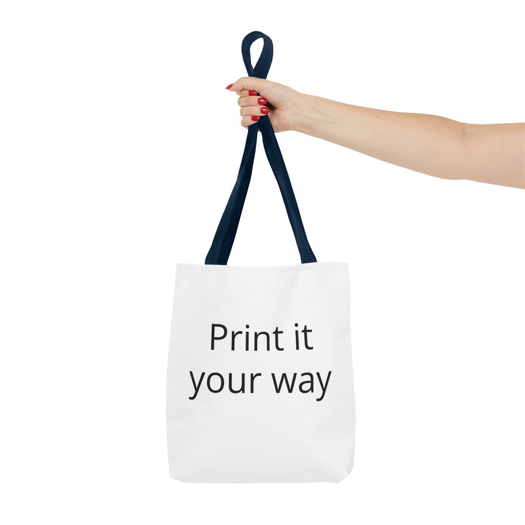 Custom Print Tote Bag — "Print it your way" All-Over-Print Canvas Tote
