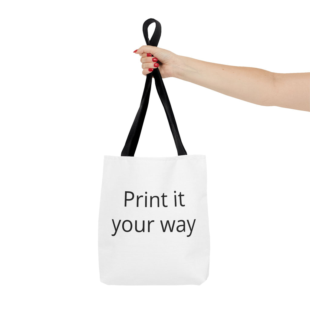 Custom Print Tote Bag — "Print it your way" All-Over-Print Canvas Tote