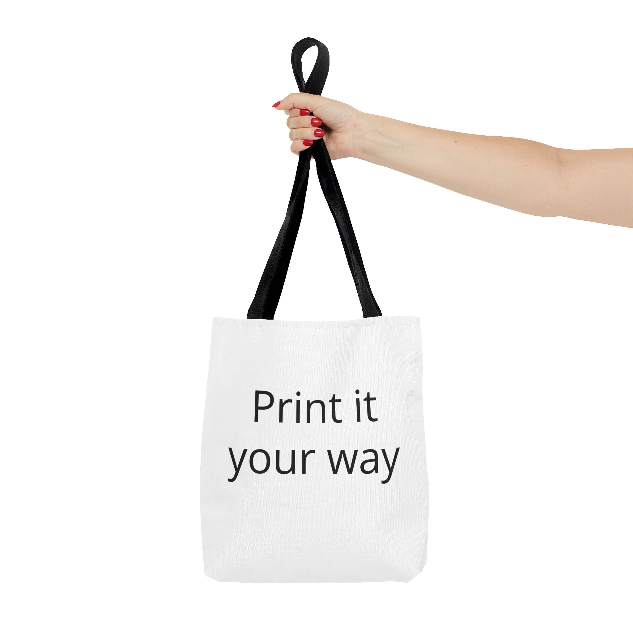 Custom Print Tote Bag — "Print it your way" All-Over-Print Canvas Tote