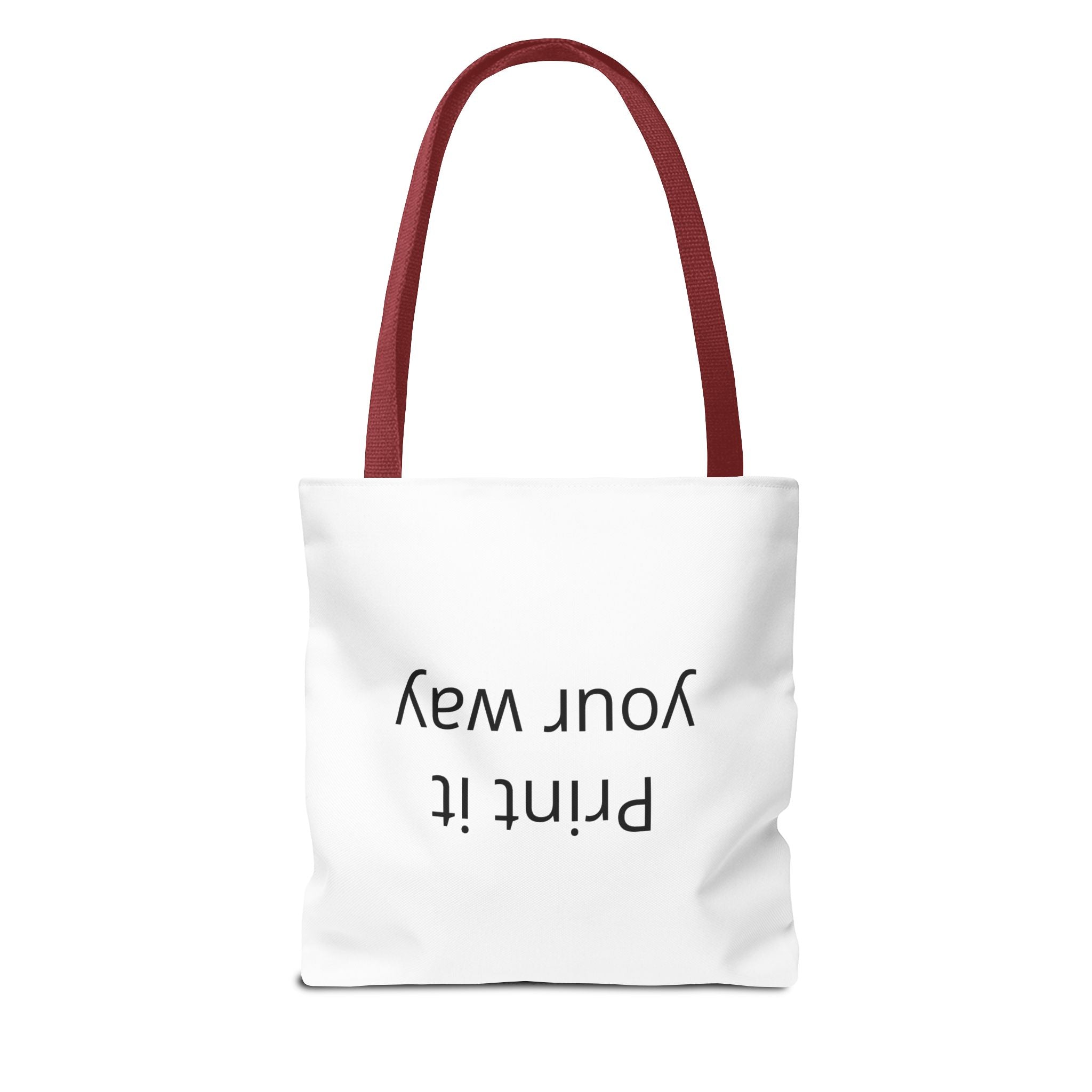 Custom Print Tote Bag — "Print it your way" All-Over-Print Canvas Tote