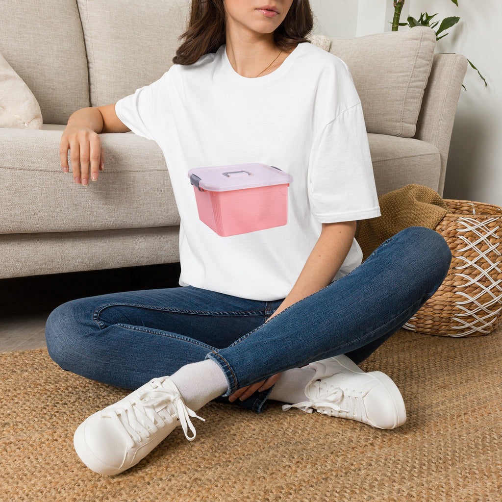 T-Shirt — Pink Storage Bin Graphic Tee