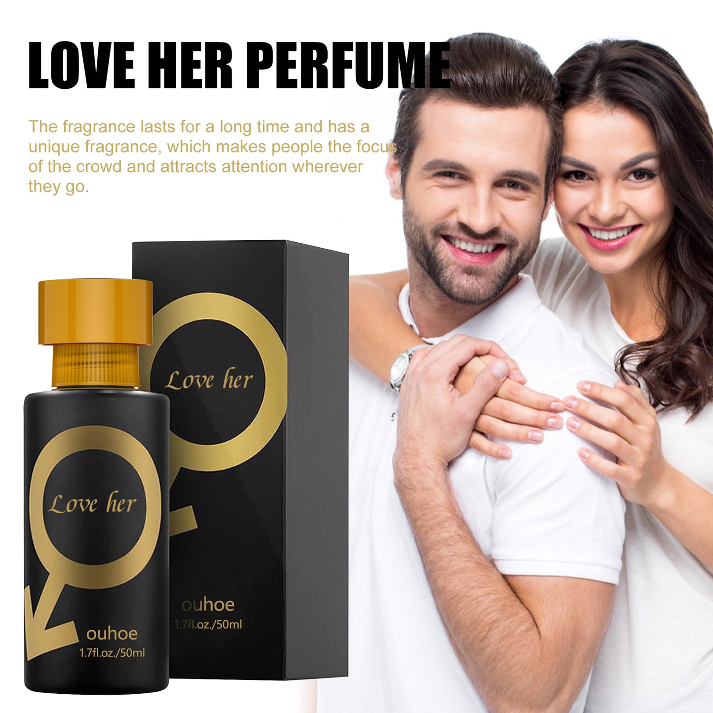 Ouhoe Charm Perfume Natural Fresh Niche Lasting Fragrance Portable Portable Couple Dating Atmosphere Perfume