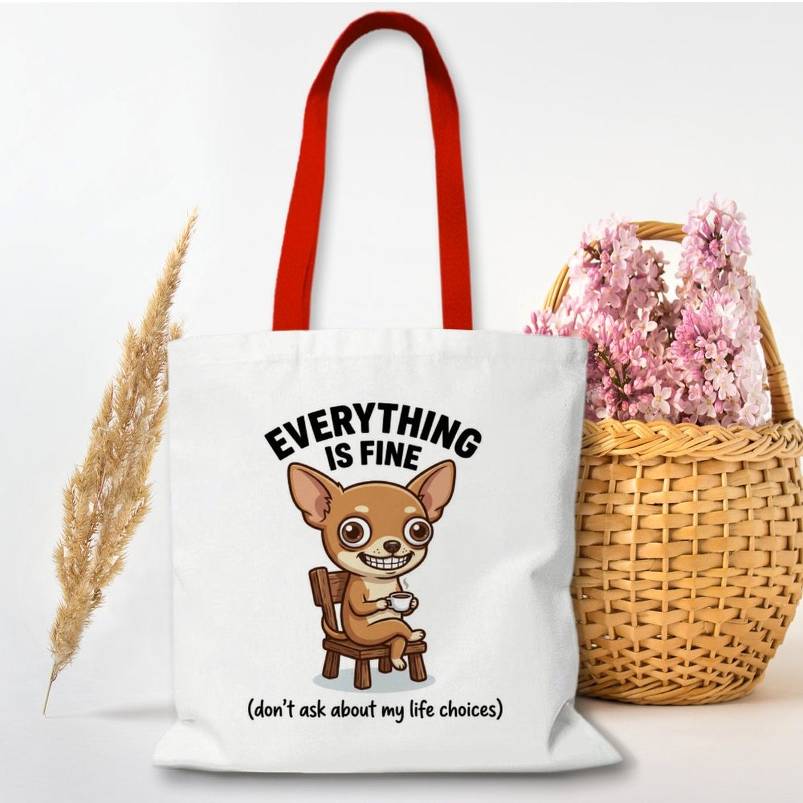 Canvas Tote Shopping Bag 灵图