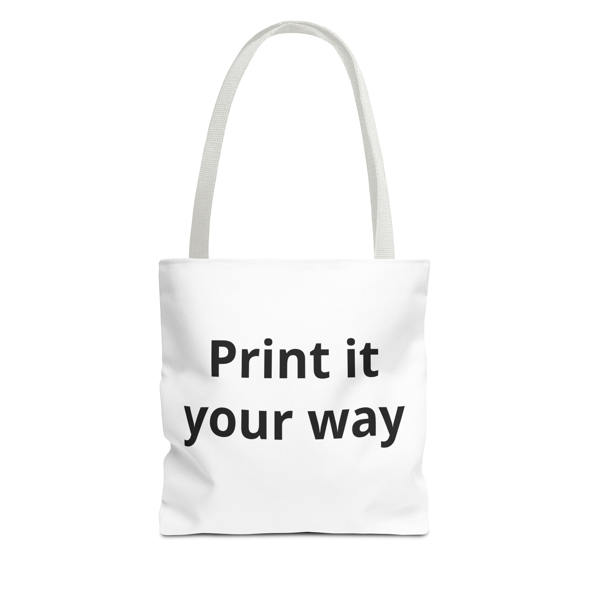 Custom Print Tote Bag — "Print it your way" All-Over-Print Canvas Tote