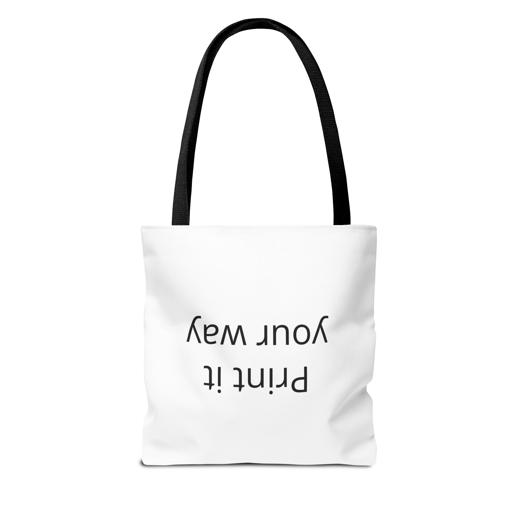 Custom Print Tote Bag — "Print it your way" All-Over-Print Canvas Tote
