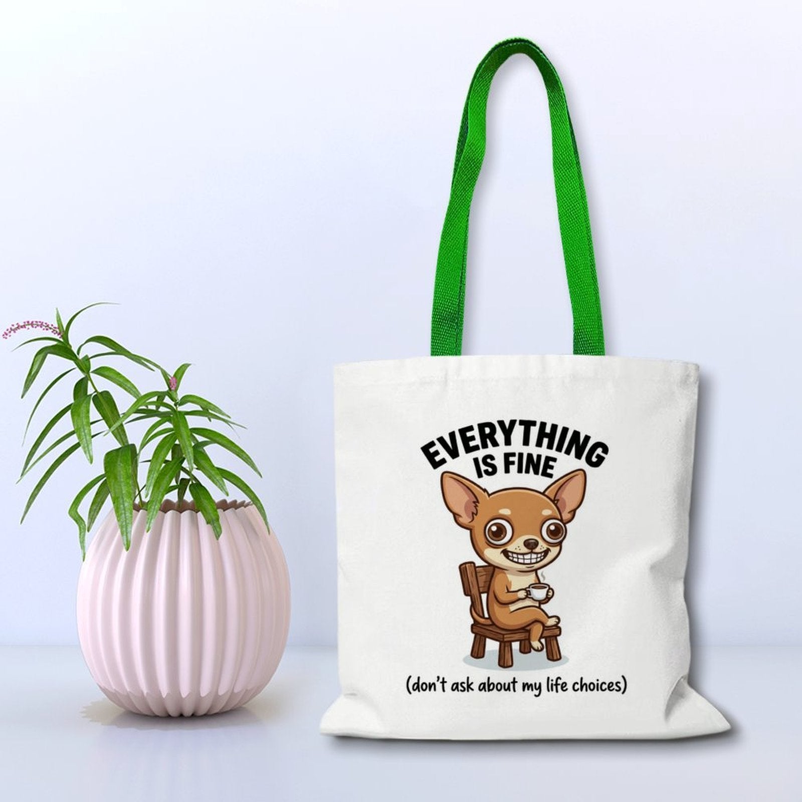 Canvas Tote Shopping Bag 灵图