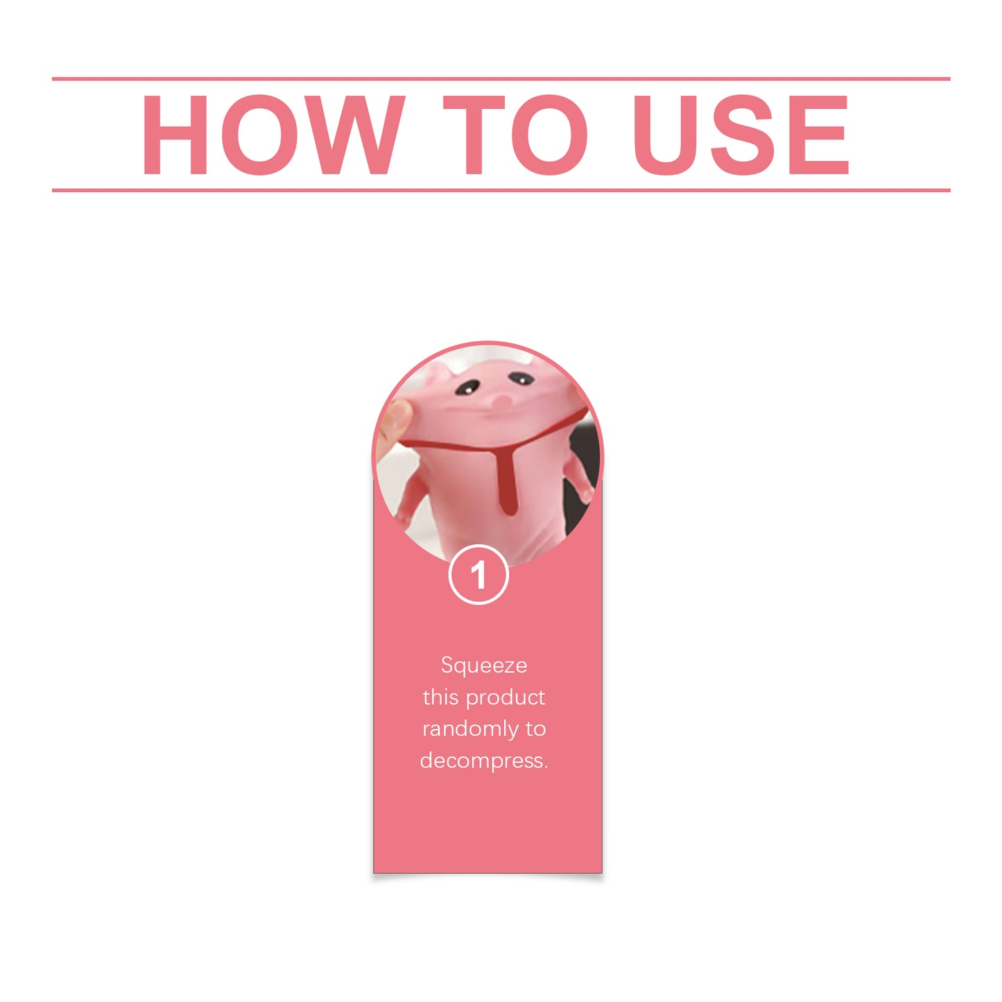 Dowmoo Pink Pig Toy Creative Cartoon Design Happy Experience Adds Fun Cute Interesting Entertainment Toy