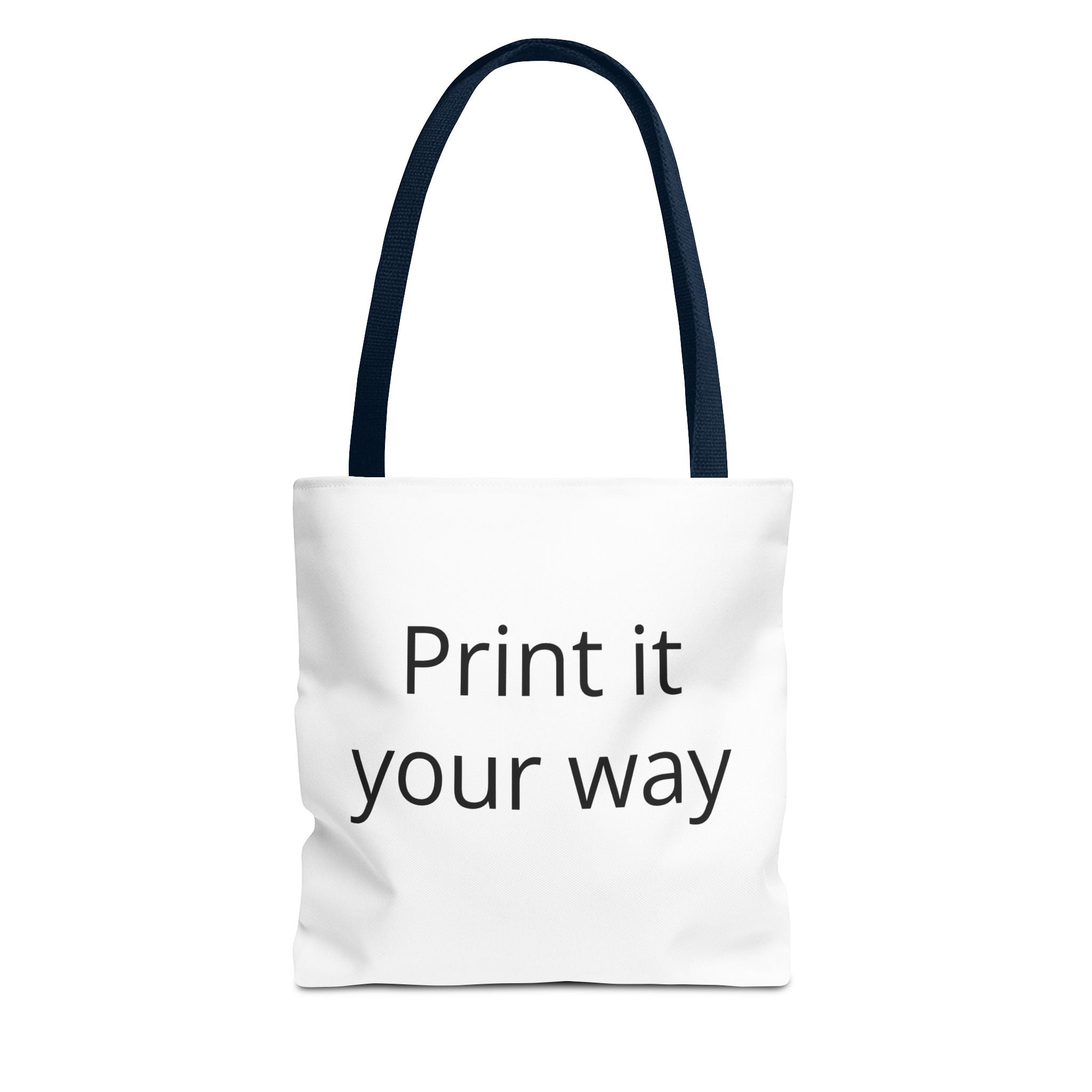 Custom Print Tote Bag — "Print it your way" All-Over-Print Canvas Tote