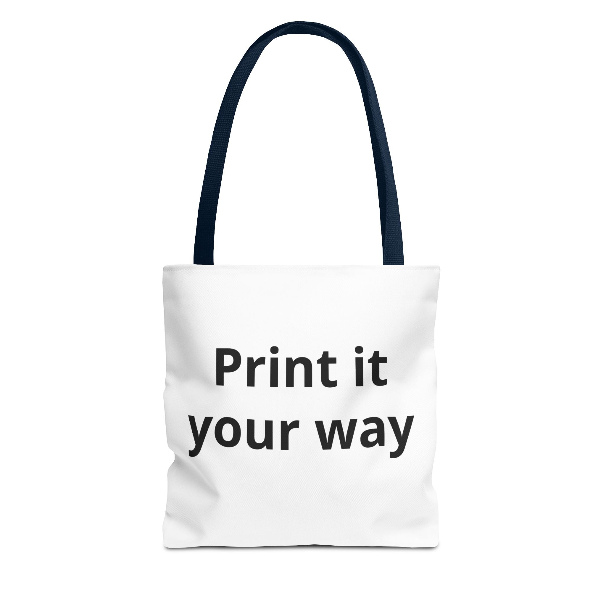 Custom Print Tote Bag — "Print it your way" All-Over-Print Canvas Tote