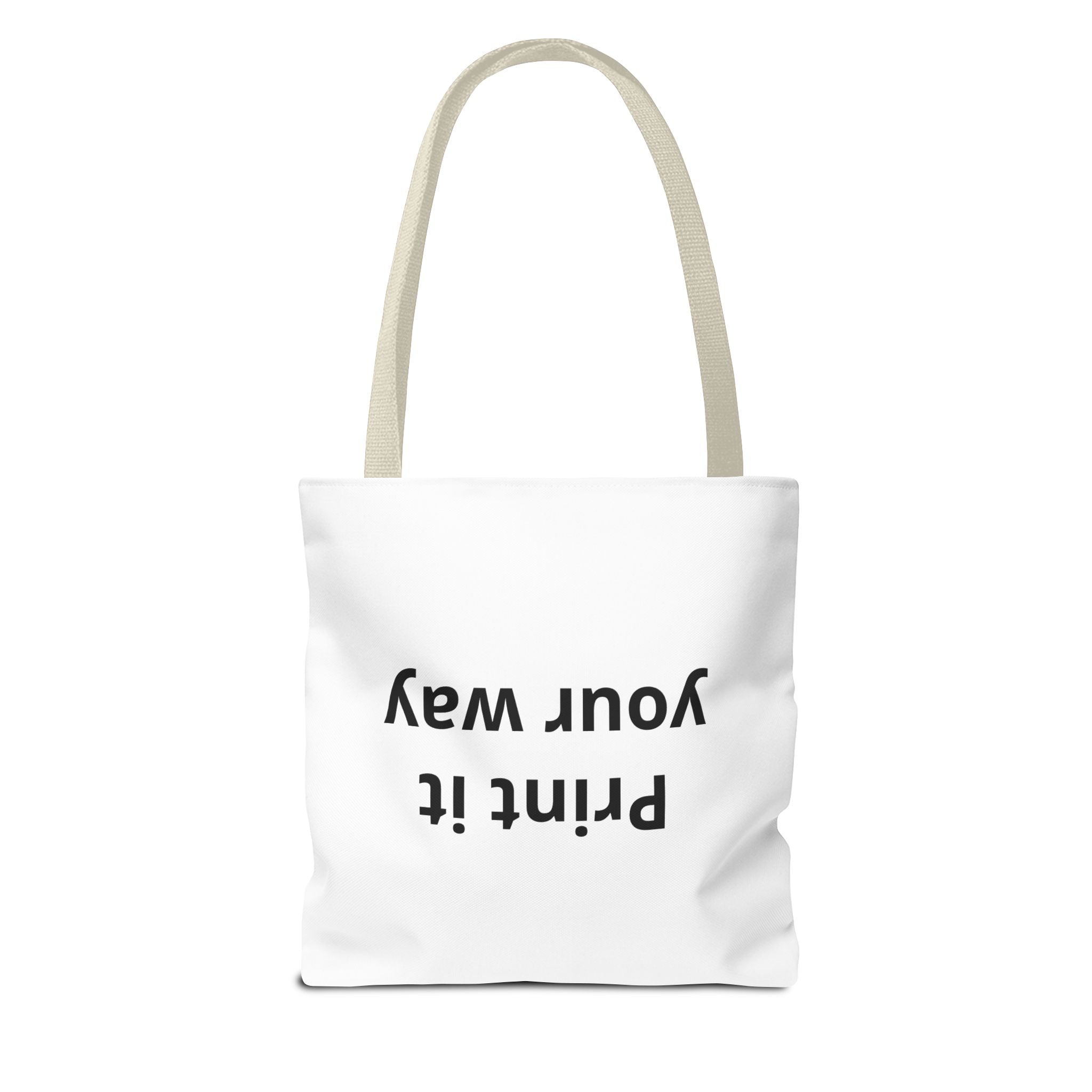Custom Print Tote Bag — "Print it your way" All-Over-Print Canvas Tote