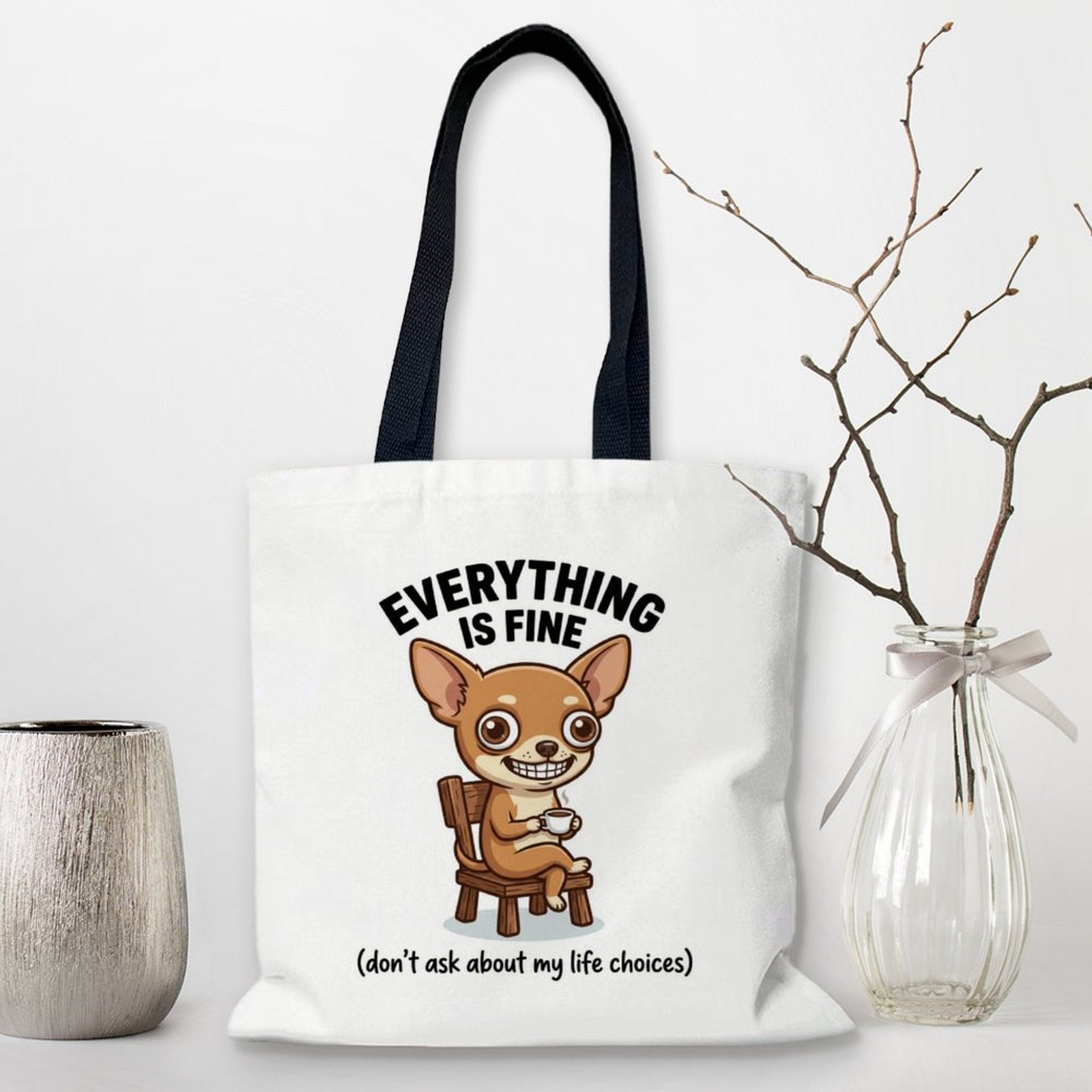 Canvas Tote Shopping Bag 灵图
