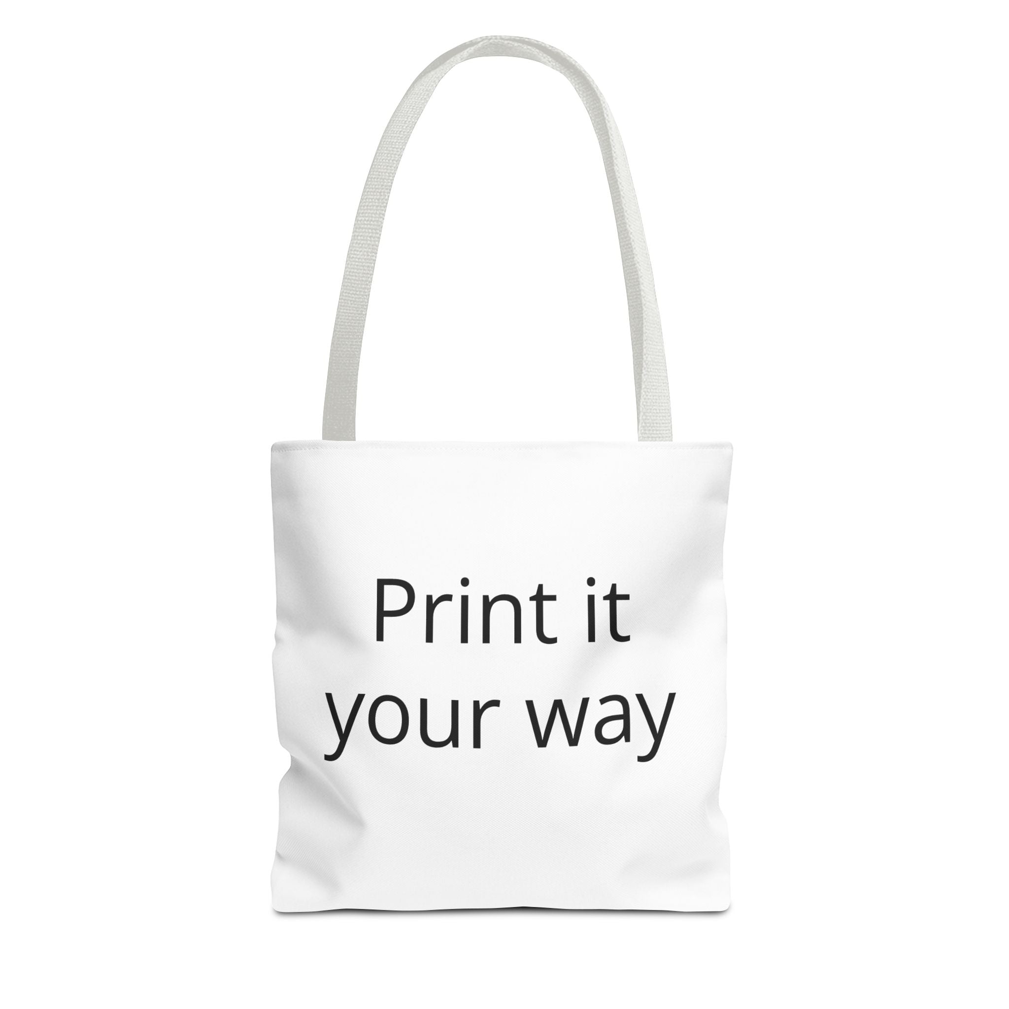 Custom Print Tote Bag — "Print it your way" All-Over-Print Canvas Tote