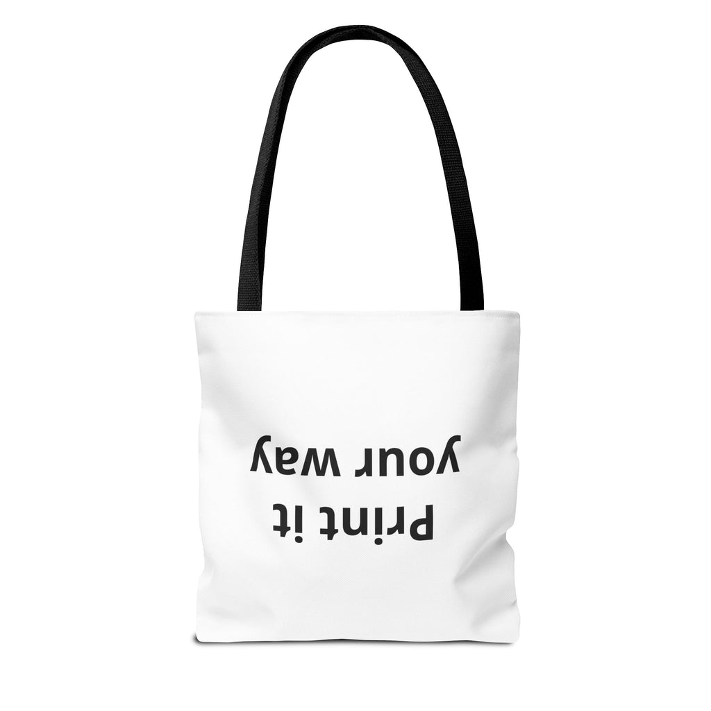 Custom Print Tote Bag — "Print it your way" All-Over-Print Canvas Tote