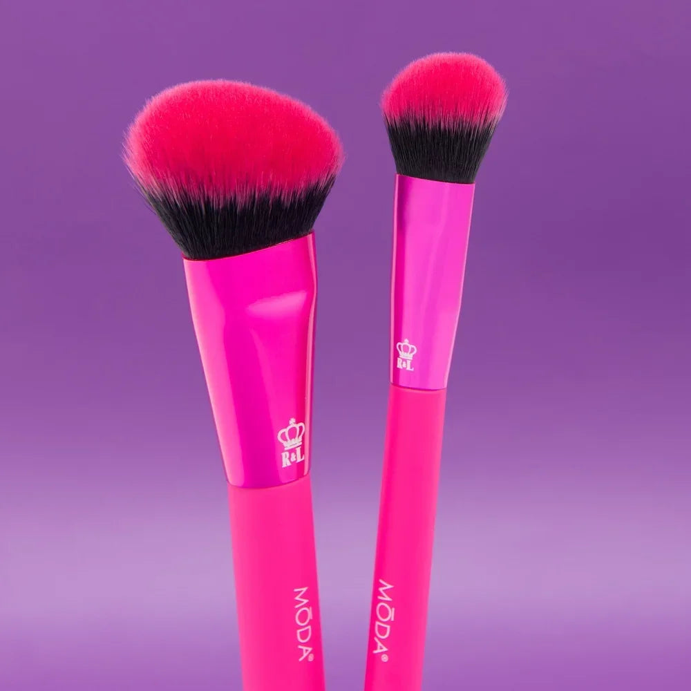 Vegan Makeup Brush Set Blending Buffing and Blurring Professional Quality Synthetic Brushes with Waterproof Handles Flawless