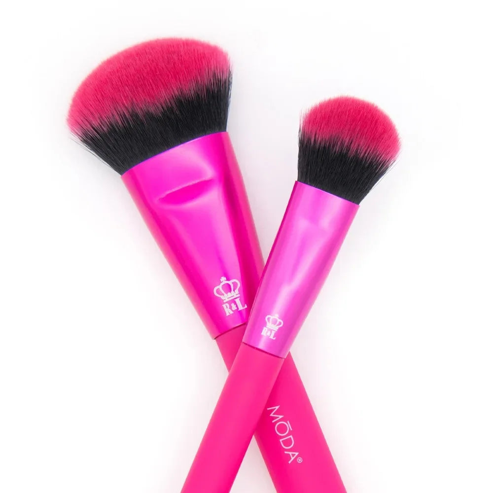 Vegan Makeup Brush Set Blending Buffing and Blurring Professional Quality Synthetic Brushes with Waterproof Handles Flawless