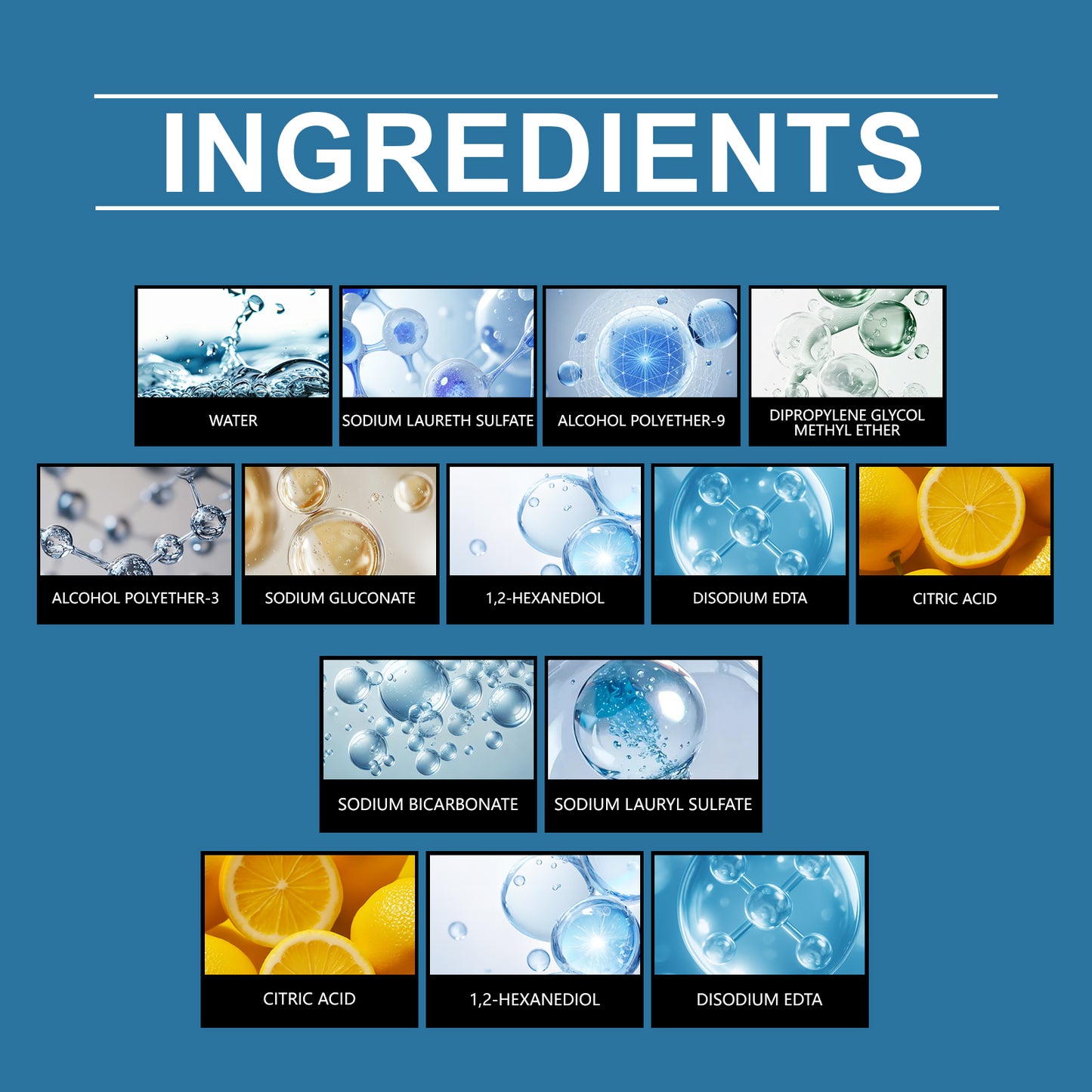 Jakehoe Kitchen Grease Cleaner Range Hood Stove Grease Stain Remover Easy Clean Household Cleaner